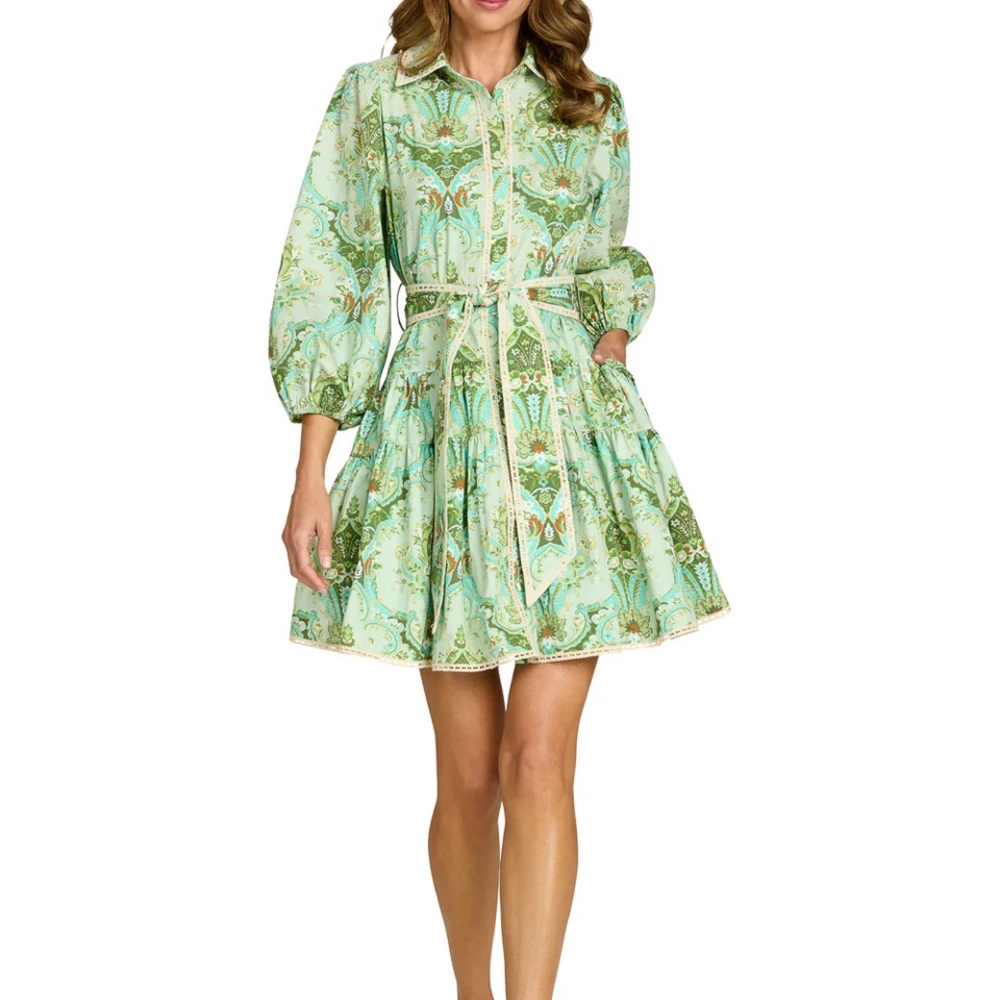Rosalind Dress with Gold Heels